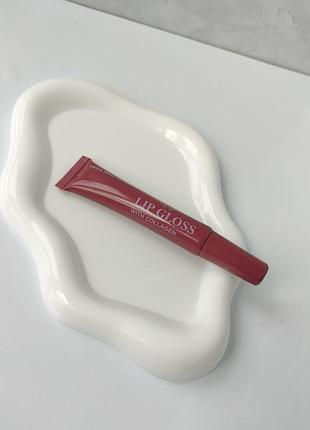 Блиск для губ miss factorx lip gloss with collagen.