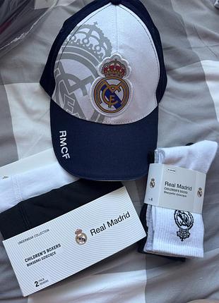Кепка real madrid носки real madrid боксерки real madrid