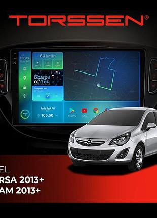 Torssen штатная магнитола torssen 2k opel corsa 13+/adam 13+ f9464 4g carplay dsp