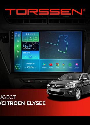 Torssen штатная магнитола torssen 2k peugeot 301/citroen elysee f9464 4g carplay dsp