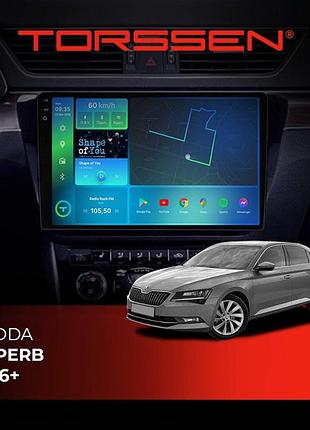 Torssen штатна магнітола torssen 2k skoda superb 16+ f10464 4g carplay dsp