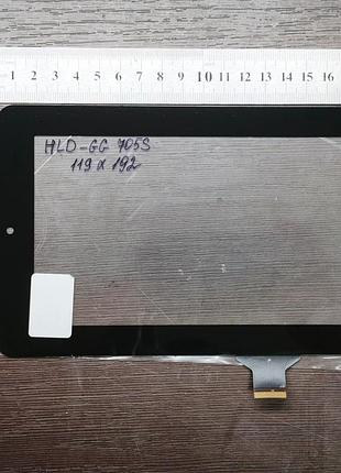 Сенсорне скло китай 119x192 p/n: hld-gg705s r1