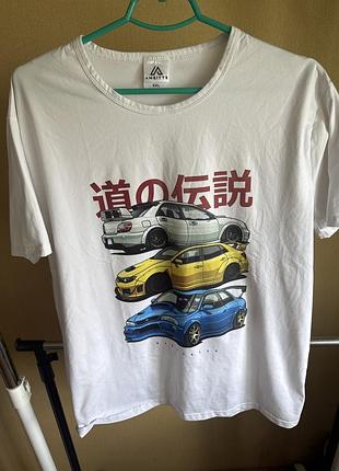 Jdm футболка subaru impreza wrx sti («legends of the road»)
