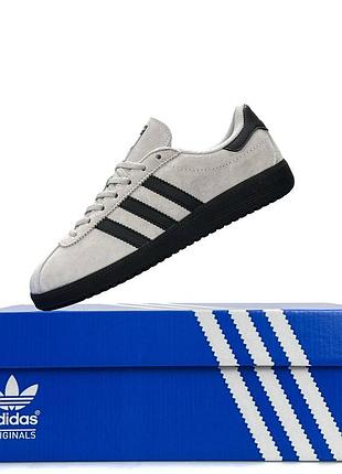 Женские кроссовки adidas bermuda pale grey black