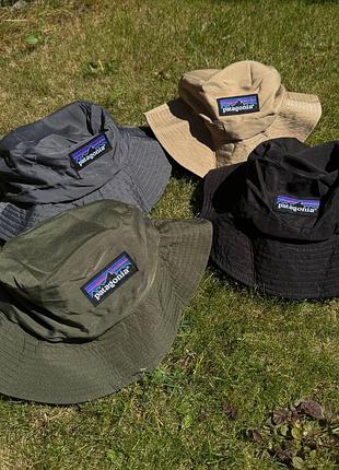Панама patagonia черная, серая, бежевая, зеленая