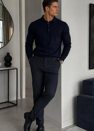Autograph pure extra fine merino wool polo shirt поло пуловер вовна