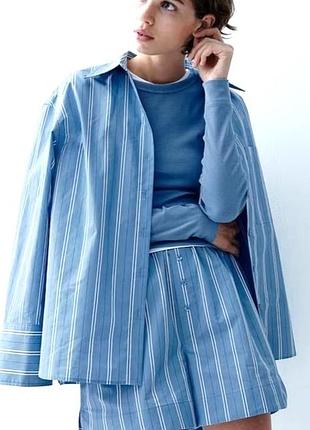 Костюм сорочка+шорти, 58%бавовна, h&amp;m, s/m