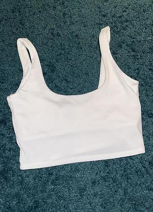 Білий топ new look з підкладкою xs-s