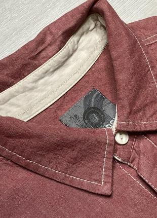 Яскрава чоловіча джинсова сорочка від peacocks4 фото