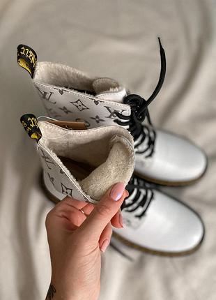 Черевики dr. m. jadon lv custom white ботинки 10