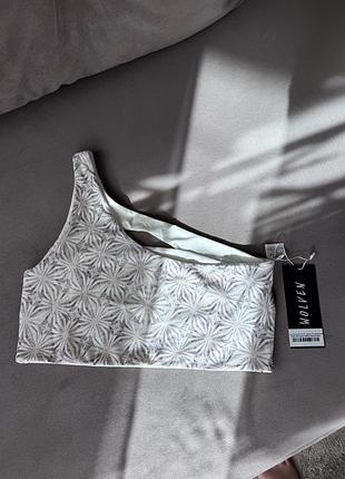 Преміальний топ wolven harmony one shoulder top, розмір xxl