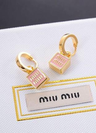Серьги m-u m-u