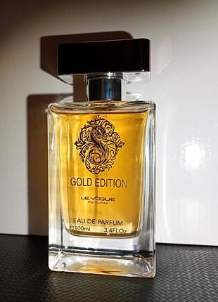 Парфюмированная вода le vogue gold edition от sterling perfumes (оаэ) – это изысканный аромат, сочетающий в себе восточную роскошь и современную элегантность.