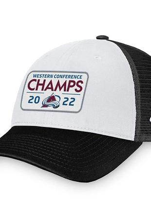 Бейсболка fanatics colorado avalanche western conference champions