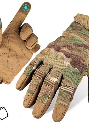 Тактические многофункциональные варежки (tactical gloves a30). с сенсорными пальцами мультика xl