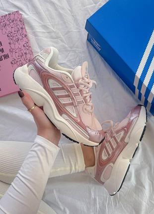 Стильні жіночі кросівки adidas ozmillen w pink