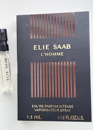 Новинка 2026! парфюмированная вода для мужчин elie saab l'homme intense