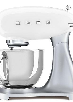Миксер планетарный smeg (smf02wheu) retro style 50's - белый