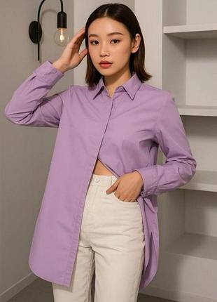 Рубашка женская удлиненная 100% cotton