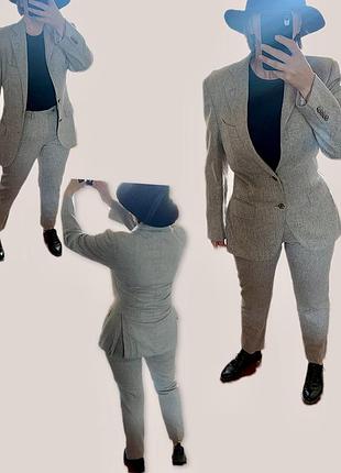 Преміальний чоловічий костюм suitsupply 100% wool, тканина lanificio ormezzano (italy), розмір eur 46 (s)