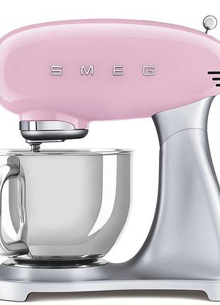 Миксер планетарный smeg (smf02pkeu) retro style 50's - розовый
