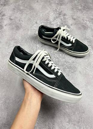 Венс олд скул 42 27 см vans old skool black черные