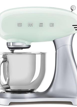 Миксер планетарный smeg (smf02pgeu) retro style 50's - светло-зеленый