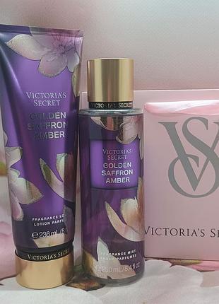 Подарочный набор golden saffron amber victoria’s secret.
оригинал из сша