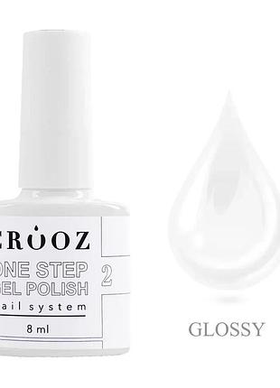 Crooz однофазний гель лак one step gel polish №02 8мл, шт