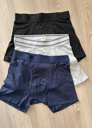 Чоловічі/ підліткові труси боксери primark комплект 3 шт