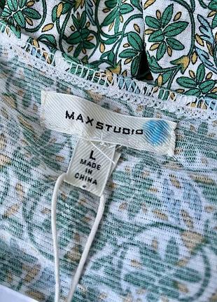 Новое мини платье max studio в цветочный принт 5