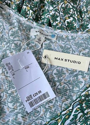 Новое мини платье max studio в цветочный принт 7