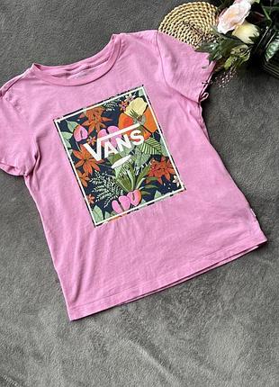 Бавовняна футболка з малюнком vans хлопок