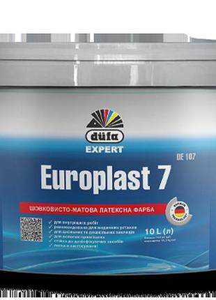 Краска латексная водоэмульсионная шелковисто-матовая europlast 7 de 107, 1 л