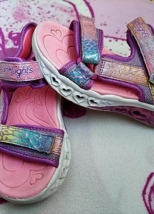 Брендові босоніжки для дівчинки 35 р-skechers