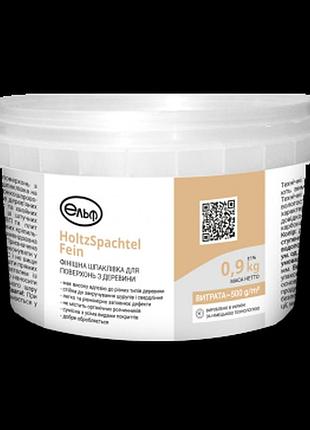 Шпаклевка для дерева holtzspachtel fein ольха, 0.4 л