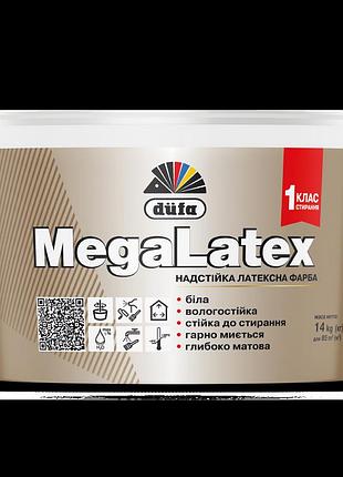 Краска латексная водоэмульсионная глубоко матовая megalatex d120, 1.4 кг