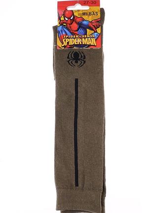 Носки spider man buste de spider sense хаки дит 27-30, арт.63051381-3