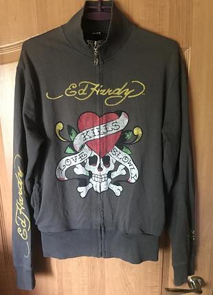 Зіп кофта ed hardy