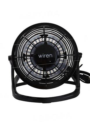Usb вентилятор wiren настольный