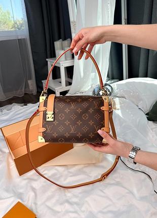 Louis vuitton side trunk monogram canvas 23x16