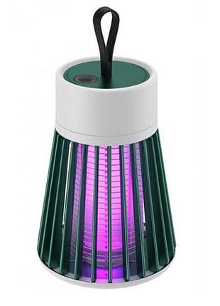 Знищувач комах для будинку electronic shock mosquito killing lamp на акумуляторі для походу на природу vy-13