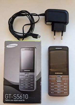 Кнопковий телефон samsung s5610 бу 3