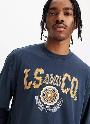 Лонг-слив мужской levi's relaxed fit размер хл 2