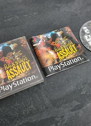 Диск wcw backstage assault (playstation one)