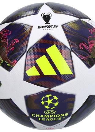 Футбольний м'яч adidas ucl league junior 290g 2026 budapest jx9097, розмір №4