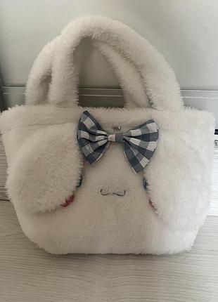 Дитяча плюшева сумка шопер сінаморол cinnamoroll