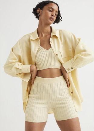 Костюм двійка топ + шорти h&m l/xl