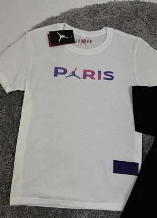 Футболка jordan paris белая