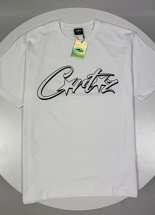 Футболка corteiz classic чоловіча біла футболка corteiz класична чоловіча літня повсякденна streetwear